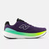new balance fresh foam 1080v15 soft bouncy lightweight road running shoe for men, dark purple colour with rainbow midsole