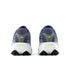 new balance fresh foam 1080v15, soft bouncy lightweight road running shoe for men, indigo colour with bright green accents, back profile of both shoes on a white background