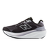 new balance fresh foam 860v15, comfortable lightweight supportive stability road running shoe for women, black with grey accents, profile of shoe on a white background