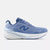 new balance fresh foam 860v15 comfortable lightweight supportive stability road running shoe for women, light blue with white sole, side profile of shoe on a white background