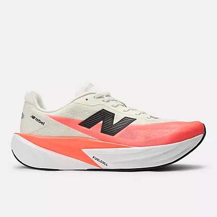 New Balance Fuel Cell Rebel V5 Urgent Red and White Sea Salt Colour For Men