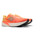 mens new balance fuel cell rebel version 5 in the tangerine heat colour, light, bouncy daily trainer, low front side profile.