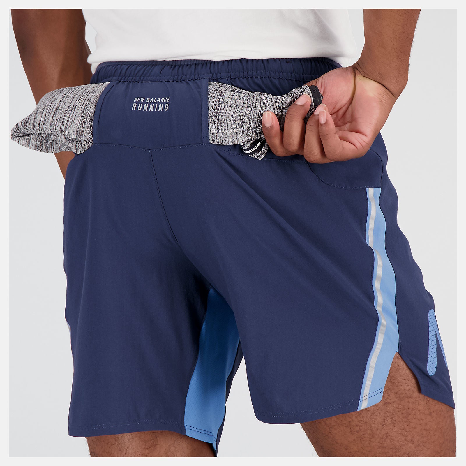 New Balance Graphic Impact Run 7 Inch Short