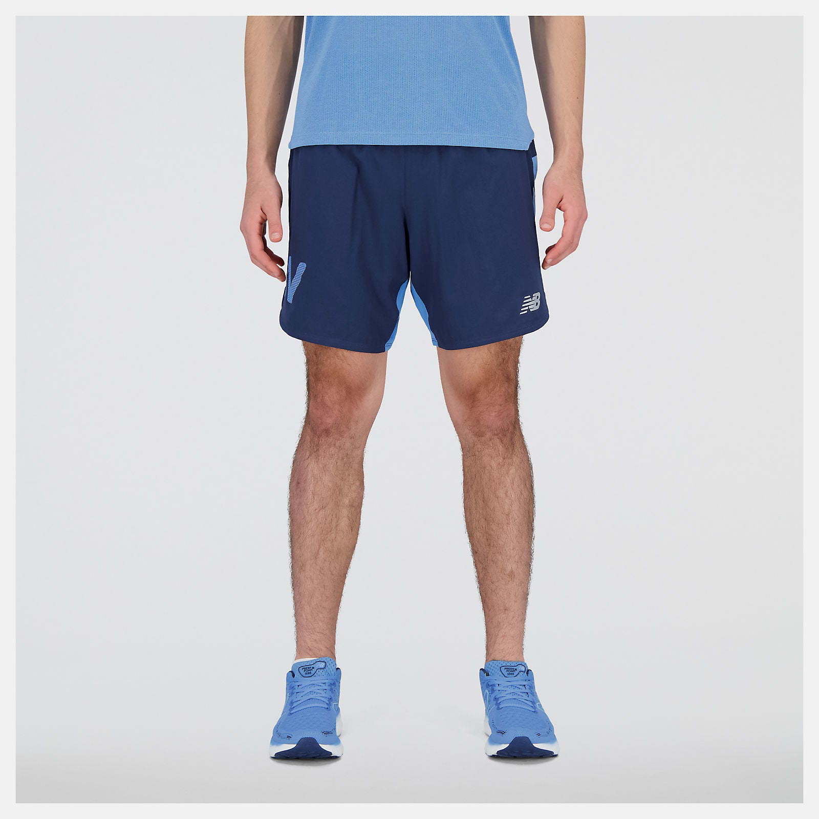 New Balance Graphic Impact Run 7 Inch Short