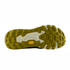 new balance hierro 9 for men, cushioned gravel trail running and walking shoe, dark yellow with black, view of sole of shoe