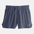 new balance rc short for men, lightweight 5in length running short for men, grey colour, front of nb shorts