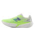 new balance rebel v5 womens, super lightweight versatile training road running shoe, bright yellow and white sole, outside side profile of shoe