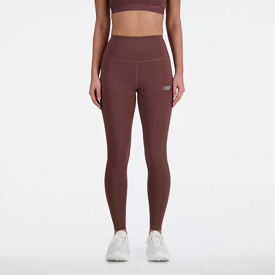 New Balance Sleek High Rise Legging 27 inseam For Women Licorice Colour