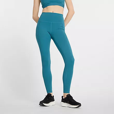 New Balance Sleek Pocket High Rise Legging 27"