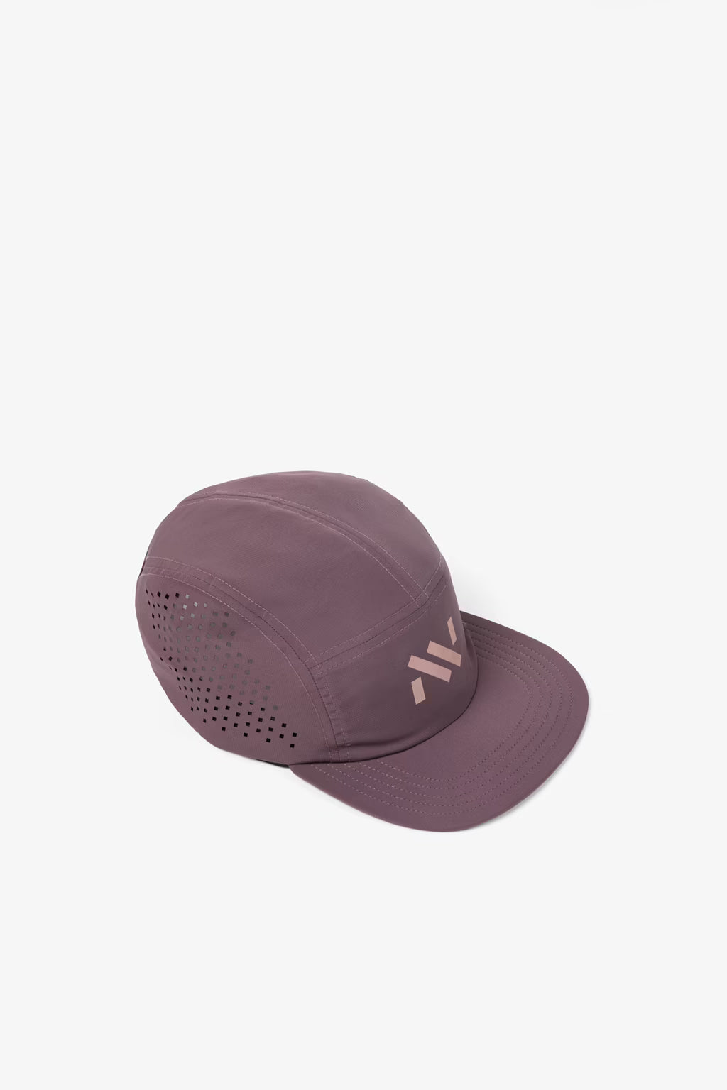 nnormal running cap in purple colour with logo