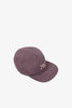 nnormal running cap in purple colour with logo