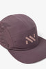nnormal running cap in purple colour with logo
