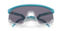 oakley bxtr sunglasses, prizm grey Lenses, matte balsam Frame, folded view