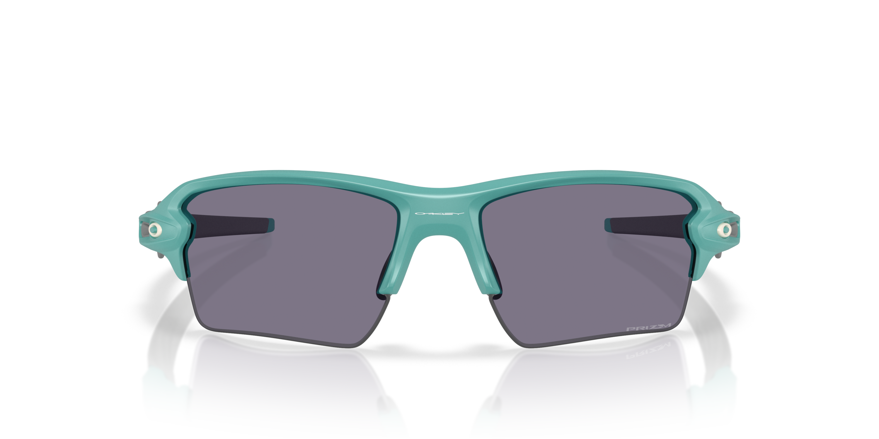 cyan oakley flak 2.0 XL sunglasses with dark grey lenses