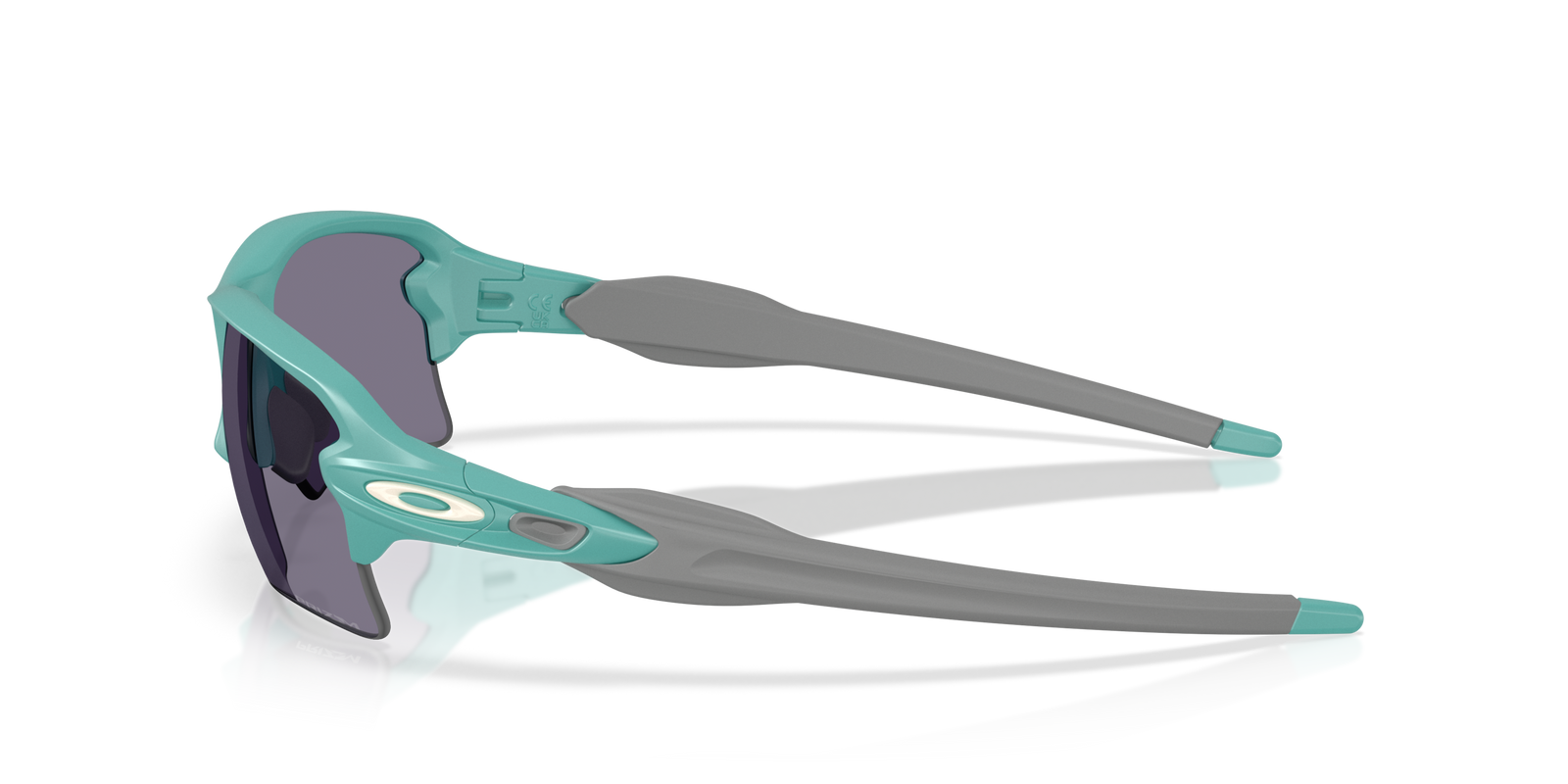 cyan oakley flak 2.0 XL sunglasses with dark grey lenses