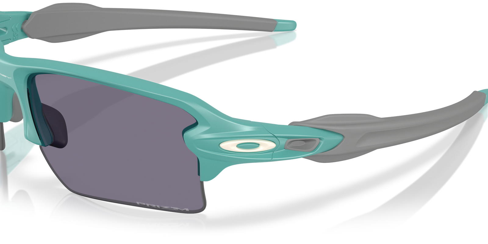 cyan oakley flak 2.0 XL sunglasses with dark grey lenses