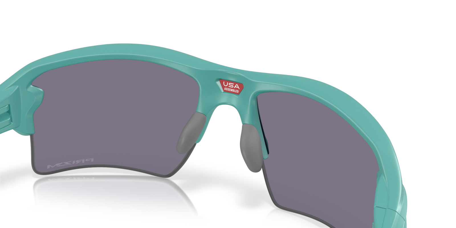 cyan oakley flak 2.0 XL sunglasses with dark grey lenses