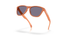 oakley frogskin sunglasses, classic style polarised sunglasses, orange frame with dark lense