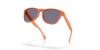 oakley frogskins sunglasses with a prizm grey lens and matte ginger frame