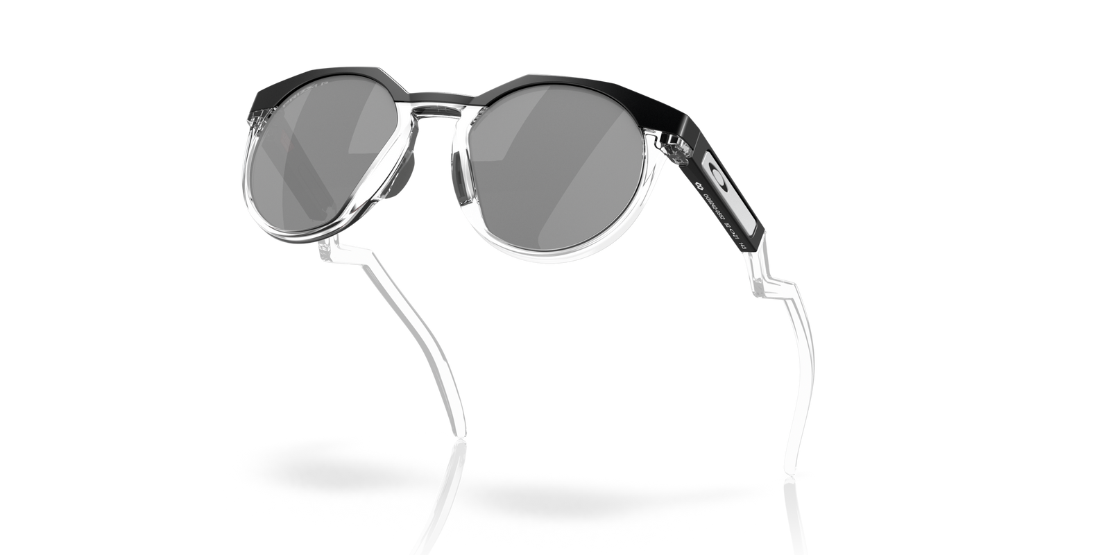 oakley hstn sunglasses with black frame and reflective lenses 