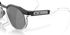 oakley hstn sunglasses with black frame and reflective lenses 