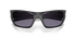 Oakley masseter sunglasses with black frame and grey lenses - folded view