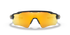 oakley radar ev path sunglasses with black frame and gold lenses, front view