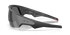 oakley vanguard ai meta sunglasses, prizm lens, grey base, side view