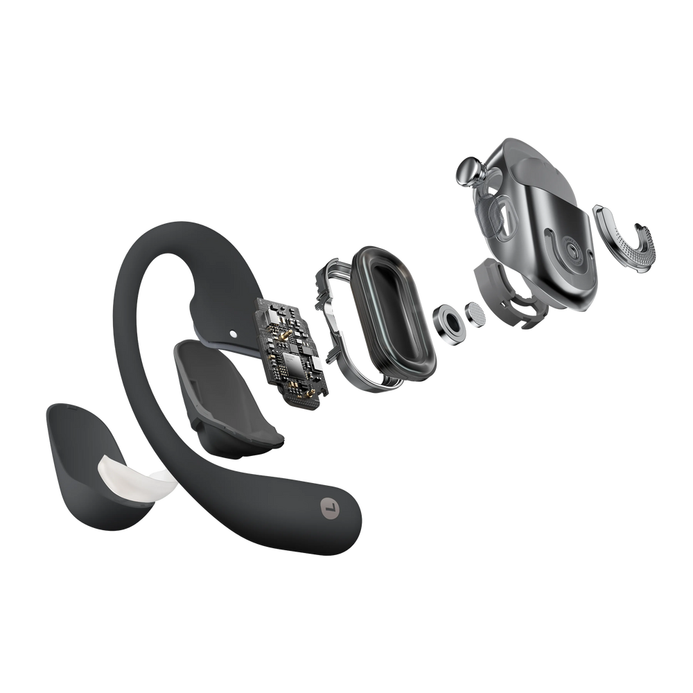 black shokz openfit headphones - how they are put together, technology