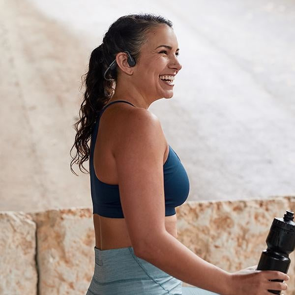 bone conduction headphones, wireless headphones, aftershokz