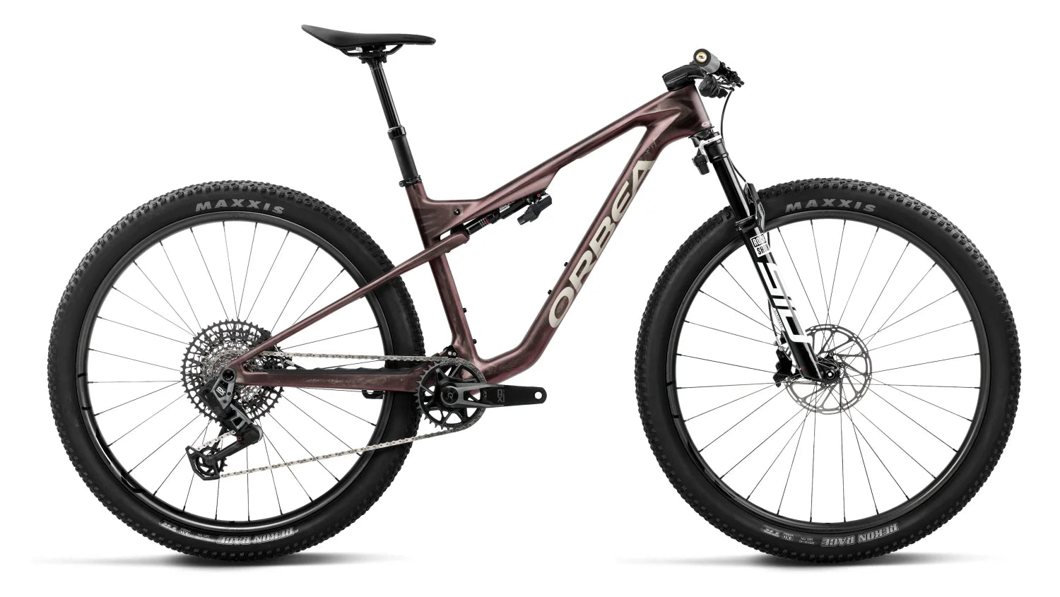orbea oiz m10 axs, 2027 bike, brown colour