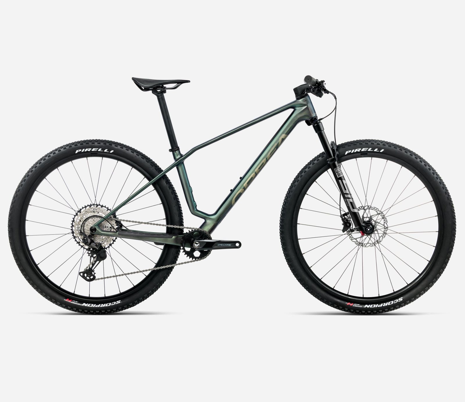 orebea alma m30 mountain bike in seaweed green colour