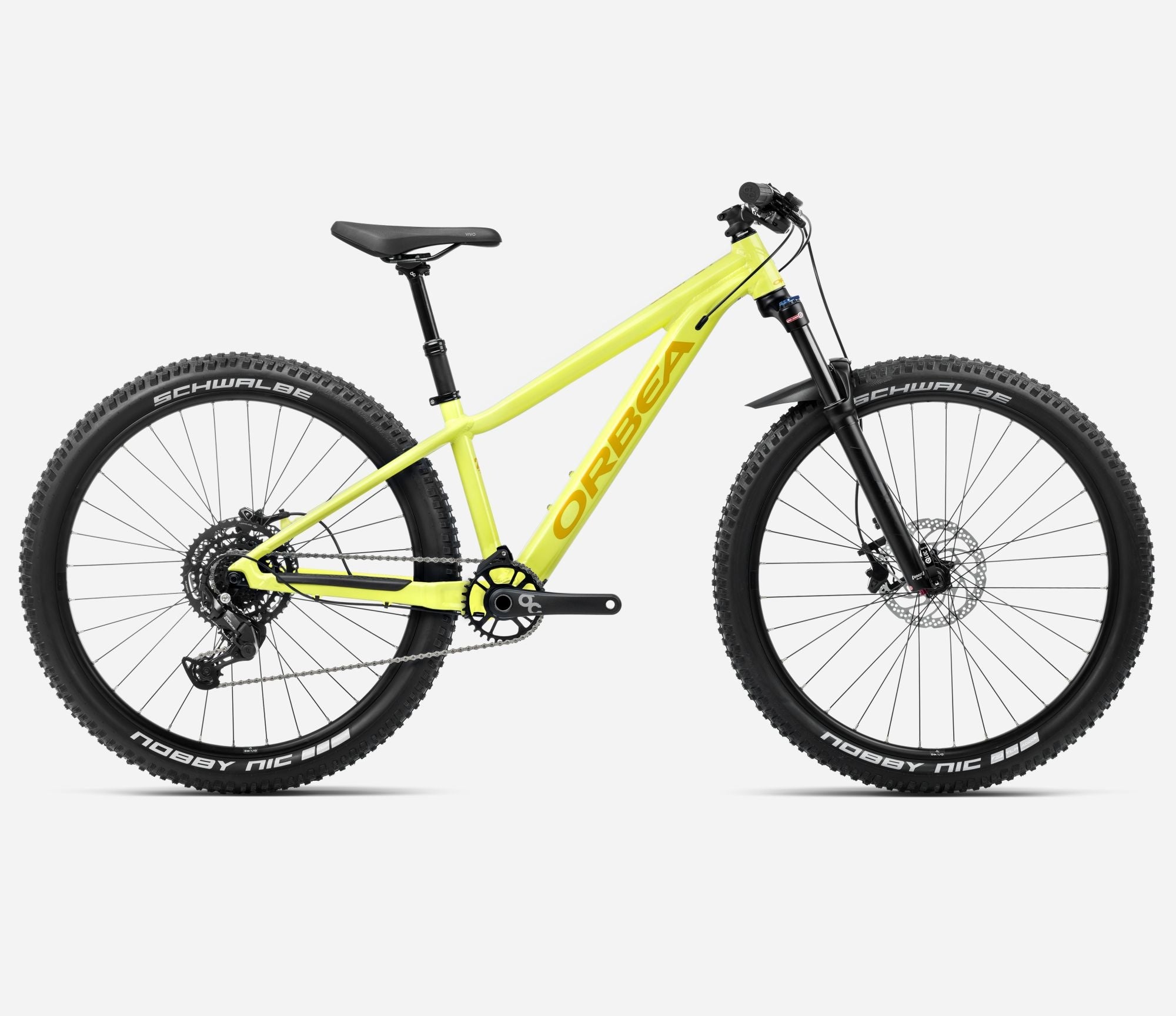 orbea laufey 27 junior mountain bike, yellow