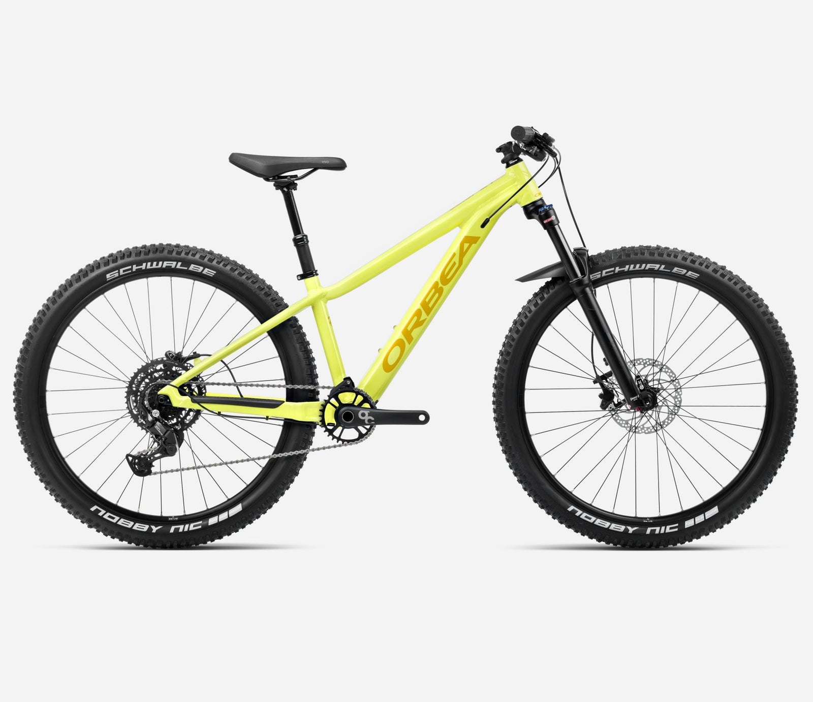 orbea laufey 27 junior mountain bike, yellow