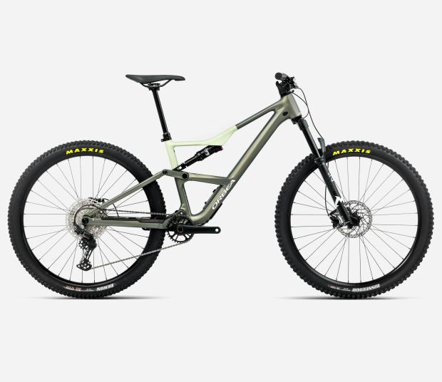 orbea occam sl h30 mountain bike in spaceship green acid gum colour