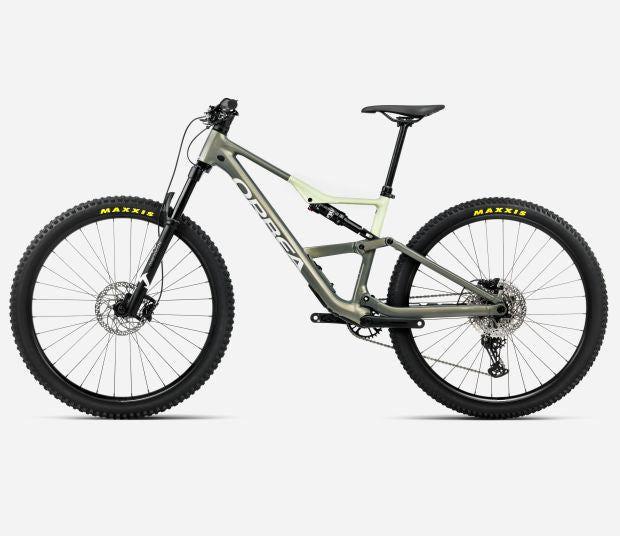 orbea occam sl h30 mountain bike in spaceship green acid gum colour