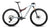 side view of orbea oiz m10, cross country mtb in frozen concrete colour