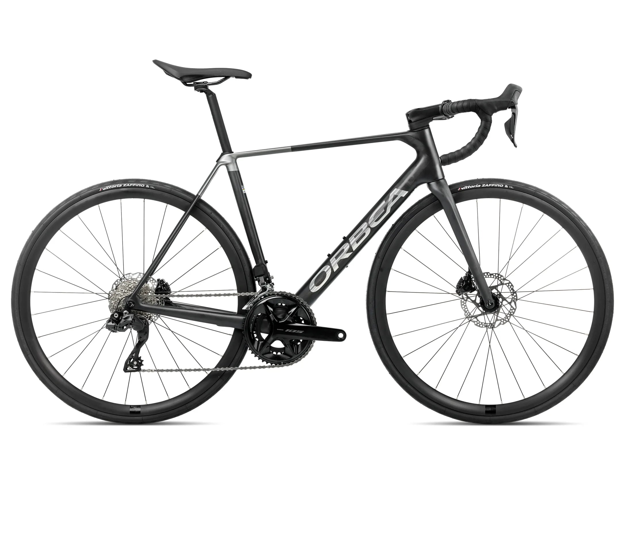 orbea orca m30i road bike in titan grey colour