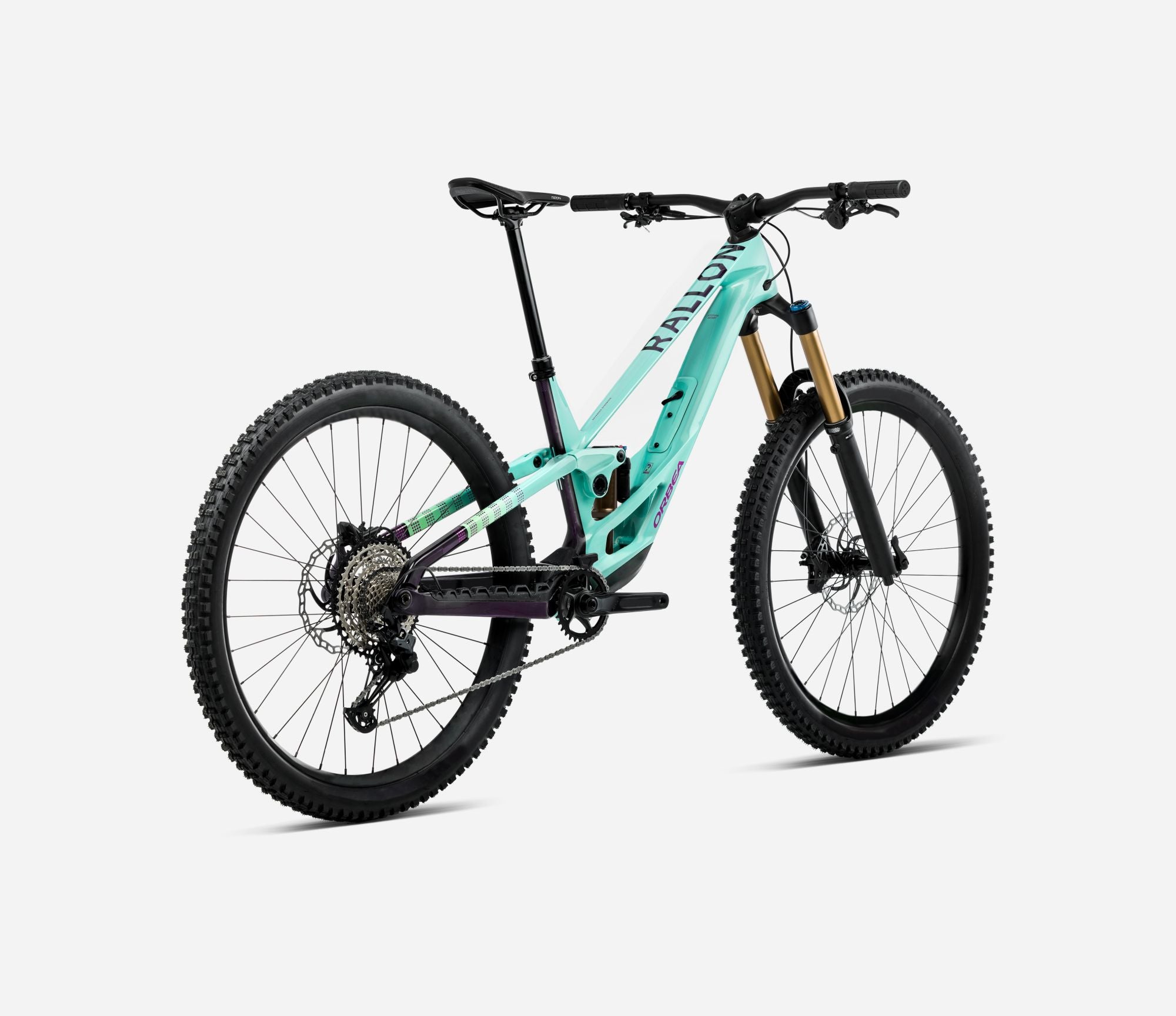 orbea rallon e10 enduro mountain bike in aloha gren colour