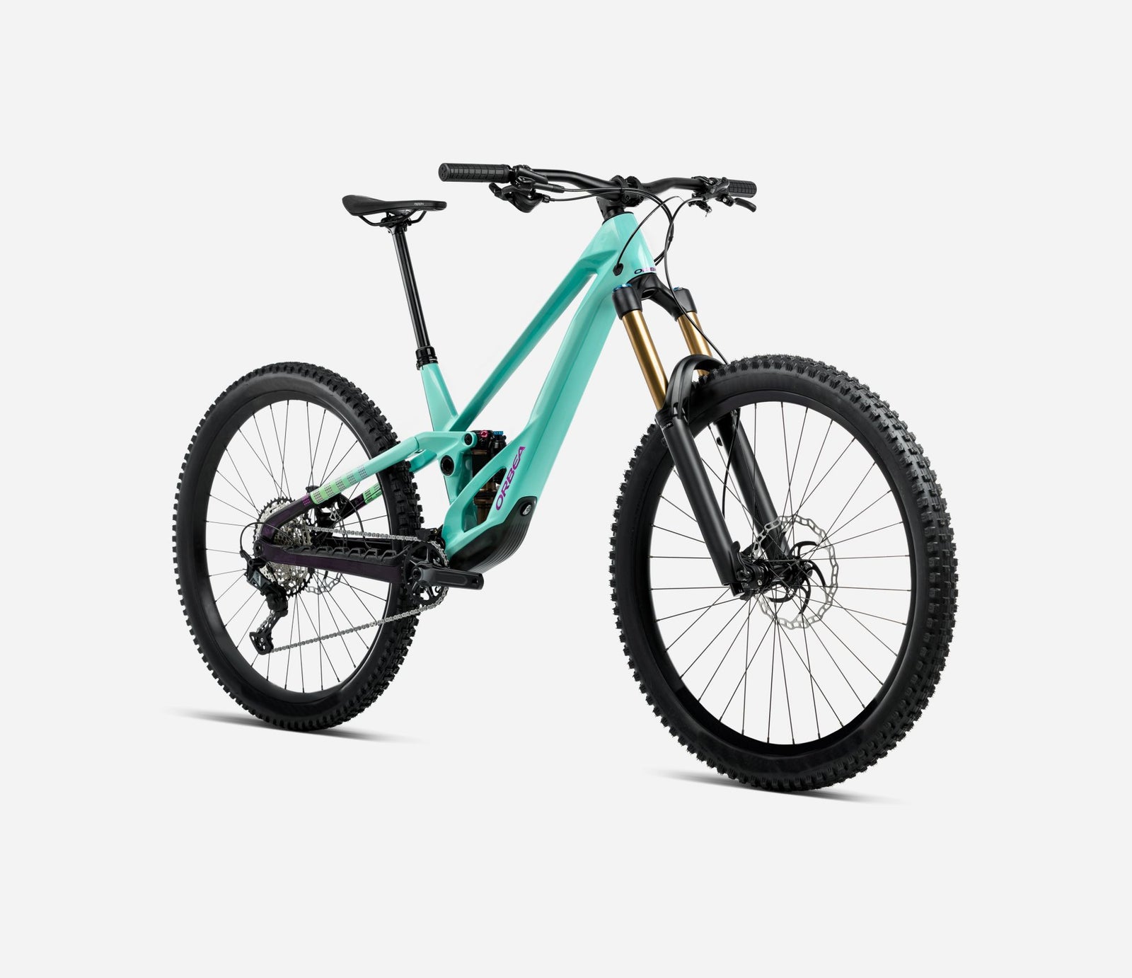 orbea rallon e10 enduro mountain bike in aloha gren colour