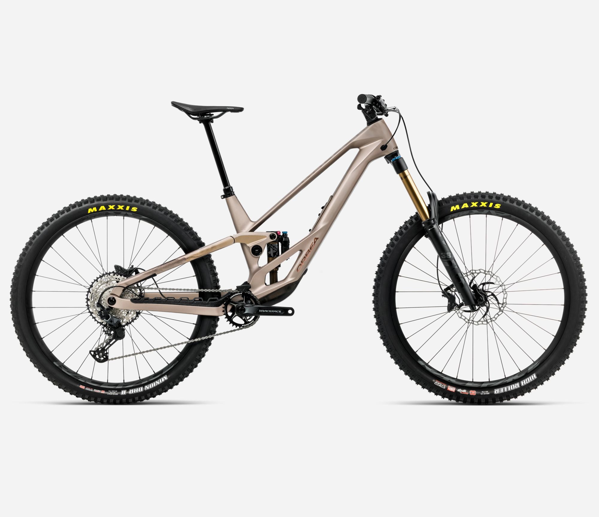 orbea rallon e10 enduro mountain bike in nickel colour