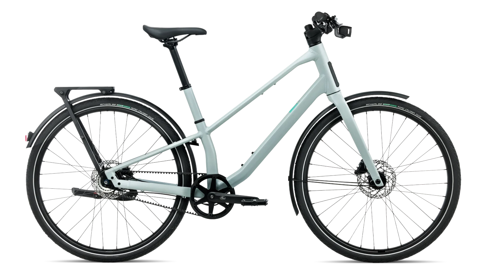 orbea vector 10 city bike in light blue / cement colour
