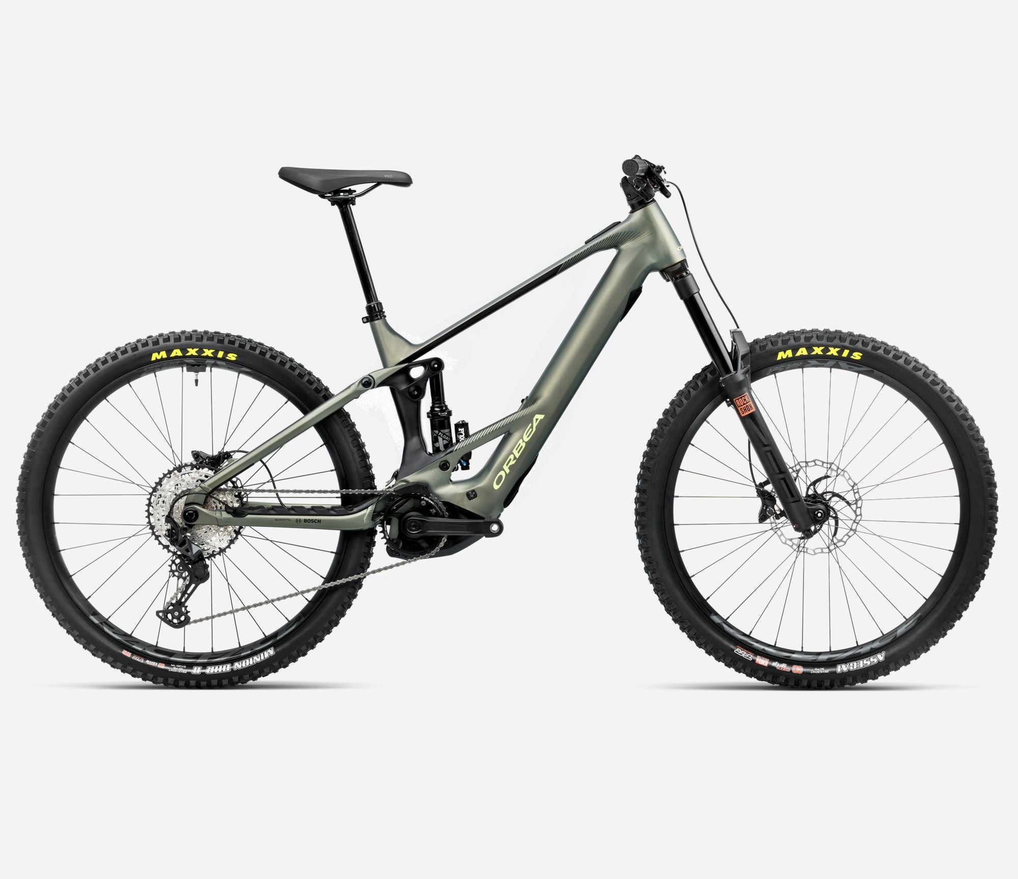 orbea wild h20 mountain bike in green colour