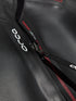 Orca Athlex Float Wetsuit for triathlons, details showing back zipper on men's wetsuit