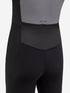 orca athlex sleeveless trisuit for women, black with silver, ventilated fabric at back