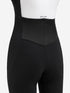 orca athlex sleeveless trisuit for women, black with white detail of the back