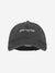 casual orca canvas cap, grey black with with logo
