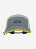orca casual baseball cap aquamarine with yellow trim