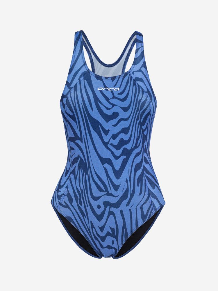 Orca Core One Piece Women Swimsuit deep blue blue sky