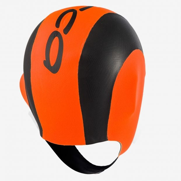 swim cap for sea swimming, neoprene, hi vis